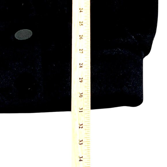 Catherine Malandrino Coat Womens 40 US 4 Black Angora Balloon Pea Couture VTG - Picture 8 of 16